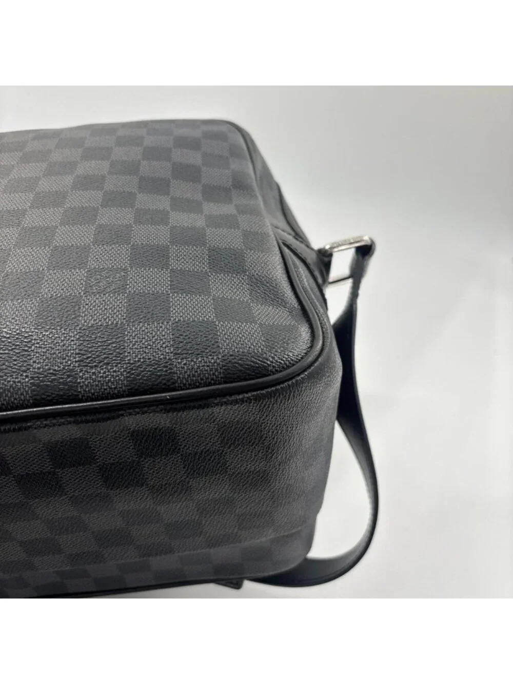 Louis Vuitton Damier Graphite Io Shoulder Bag Black